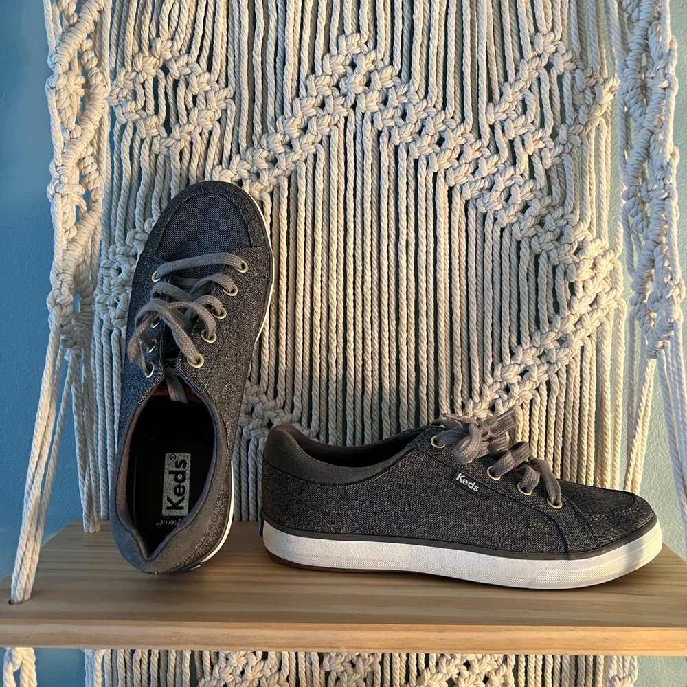 Keds Women's Casual Navy Canvas Sneakers - Navy - Picture 12 of 12